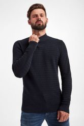 Sweter z półgolfem JOOP!. Swetry nierozpinane JOOP!, m, bez wzorów, z bawełny, bez kołnierzyka, bez ramiączek. Za 649.00 zł.