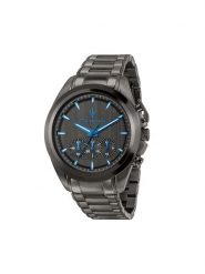 Maserati Zegarek Traguardo R8873654001 Czarny. Czarne, analogowe zegarki maserati, ze stali. Za 1,609.00 zł.
