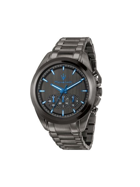 Maserati Zegarek Traguardo R8873654001 Czarny. Czarne, analogowe zegarki maserati, ze stali. Za 1,609.00 zł.