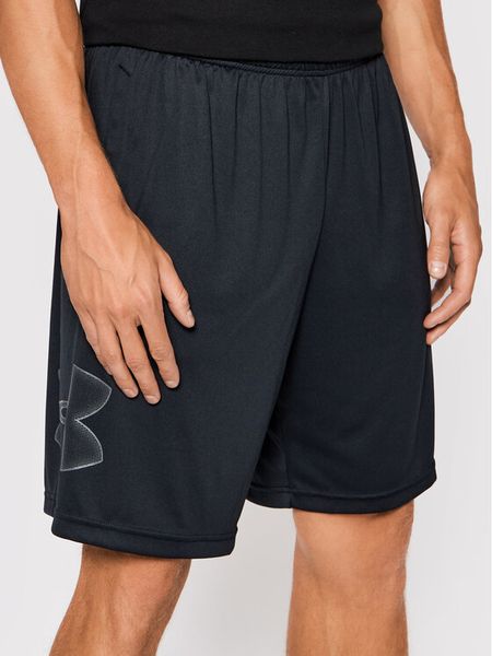 Under Armour Szorty sportowe Ua Tech Graphic Czarny Loose Fit. Czarne krótkie spodenki sportowe Under Armour, m, bez wzorów, z syntetyku. Za 104.99 zł.