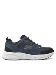 Skechers Trekkingi Oak Canyon 51893/NVBK Granatowy. Niebieskie buty trekkingowe Skechers, bez wzorów, z materiału, bez zapięcia. Za 339.99 zł.