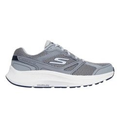 Buty do biegania męskie, Go Run Consistent 2.0 - Mapleton. Szare buty turystyczne Skechers, bez wzorów, z materiału, przed kostkę, bez zapięcia, do biegania. Za 319.99 zł.