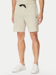 BOSS Szorty sportowe Mix&Match 50515314 Kremowy Regular Fit. Białe krótkie spodenki sportowe Boss, m, bez wzorów, z bawełny. Za 199.99 zł.