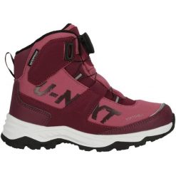 Buty trekkingowe Whistler Nocara. Czerwone trekkingi WHISTLER, bez wzorów, z materiału, bez zapięcia. Za 327.00 zł.
