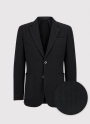 PAKO LORENTE – Bawełniana marynarka męska w kolorze czarnym. Czarne garnitury Pako Lorente, na co dzień, m, bez wzorów, z bawełny. Za 549.99 zł.