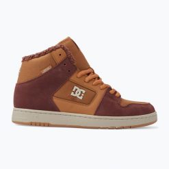 Buty męskie DC Manteca 4 Hi Wr. Brązowe buty trekkingowe DC Shoes, bez wzorów, bez zapięcia, trekkingowe. Za 349.99 zł.