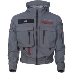 Kurtka Wędkarska Taimen Bomber Wading Jacket - Urban Gray. Szare kurtki TAIMEN, s, bez wzorów, z materiału, bez kaptura. Za 699.99 zł.