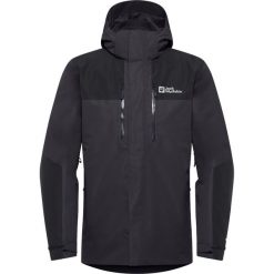 Kurtka w góry męska Jack Wolfskin A618586350. Szare kurtki Jack Wolfskin, na zimę, m, bez wzorów, z materiału, z kapturem. Za 1,585.00 zł.