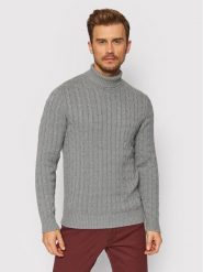 Selected Homme Golf Ryan 16077218 Szary Regular Fit. Szare golfy Selected Homme, m, bez wzorów, z bawełny, bez kołnierzyka, bez ramiączek. Za 139.99 zł.