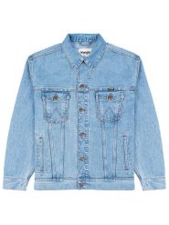 Wrangler Kurtka dżinsowa w kolorze błękitnym rozmiar: M. Niebieskie kurtki Wrangler, m, bez wzorów, z bawełny, bez kaptura. Za 190.97 zł.