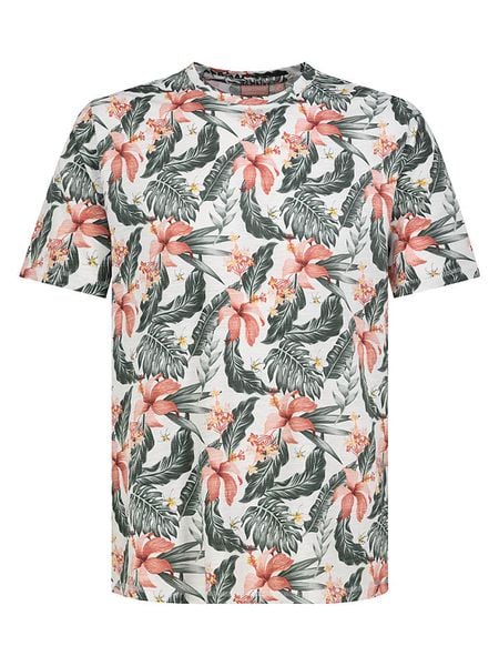 Eight2Nine Koszulka w kolorze biało-zielonym rozmiar: M. Białe bezrękawniki Eight2Nine, m, bez wzorów, z bawełny, bez kołnierzyka, bez ramiączek. Za 70.41 zł.