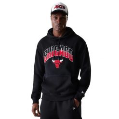 Bluza z kapturem Chicago Bulls. Bluzy z kapturem New Era, l, bez wzorów, z materiału, z kapturem. Za 328.50 zł.