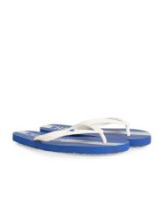 Champion Japonki "Big Classic Evo" | S20879 | Flip Flop Big Classic Evo | Mężczyzna | Biały, Niebieski. Białe japonki Champion, bez wzorów, z materiału. W wyprzedaży za 59.00 zł.