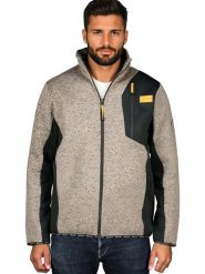 Geographical Norway Kurtka polarowa "Toche" w kolorze beżowym rozmiar: XXL. Brązowe kurtki Geographical Norway, xxl, bez wzorów, z polaru, bez kaptura. Za 100.04 zł.