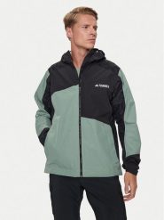 Adidas Kurtka outdoor TERREX Xperior Hybrid IP1419 Zielony Slim Fit. Zielone kurtki outdoor i hardshell Adidas, l, bez wzorów, z syntetyku, bez kaptura. Za 1,199.00 zł.