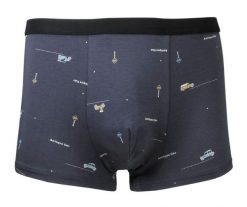 Bokserki Obcisłe, Popielate w Samochody, Bawełniane, Majtki z Elastanem -ALTIES. Szare bokserki Alties, l, bez wzorów, z bawełny. Za 35.00 zł.