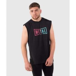 Tank top Metal Boxe Polyester Miami Vice. Bezrękawniki METAL BOXE, bez wzorów, bez kołnierzyka, bez ramiączek. Za 143.50 zł.