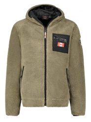 Canadian Peak Kurtka polarowa "Udeafeak" w kolorze khaki rozmiar: L. Brązowe kurtki Canadian Peak, l, bez wzorów, z polaru, bez kaptura. Za 223.46 zł.