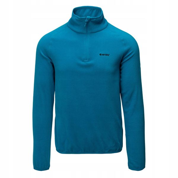 Bluza polarowa dla mężczyzn HI-TEC Dilaso. Niebieskie bielizna termoaktywna Hi-tec, m, bez wzorów, z dzianiny, bez ramiączek, trekkingowe. Za 86.99 zł.