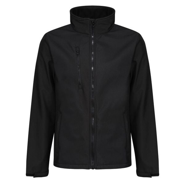 Męski Softshell Ablaze. Czarne kurtki softshell Regatta, m, bez wzorów, z softshellu, bez kaptura. Za 217.99 zł.