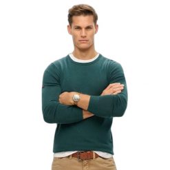 Pulower Superdry Essentials. Zielone swetry nierozpinane Superdry, na zimę, m, bez wzorów, bez kołnierzyka, bez ramiączek. Za 288.40 zł.