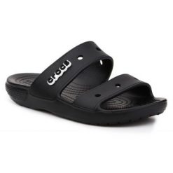 Klapki Crocs Classic Sandal 206761-001 czarne. Czarne klapki z materiału. Za 271.50 zł.