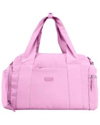 Torba sportowa WINGS SOLENNE z kieszenią na buty i pasem na walizkę PINK. Czerwone torby na ramię Wings, bez wzorów, z materiału, na ramię, bez dodatków. Za 129.90 zł.