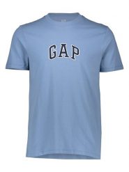 GAP Koszulka w kolorze niebieskim rozmiar: XS. Niebieskie bezrękawniki GAP, xs, bez wzorów, z bawełny, bez kołnierzyka, bez ramiączek. Za 61.89 zł.
