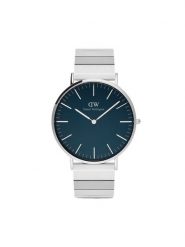 Daniel Wellington Zegarek DW00100776 Srebrny. Szare, analogowe zegarki Daniel Wellington, srebrne. Za 769.99 zł.