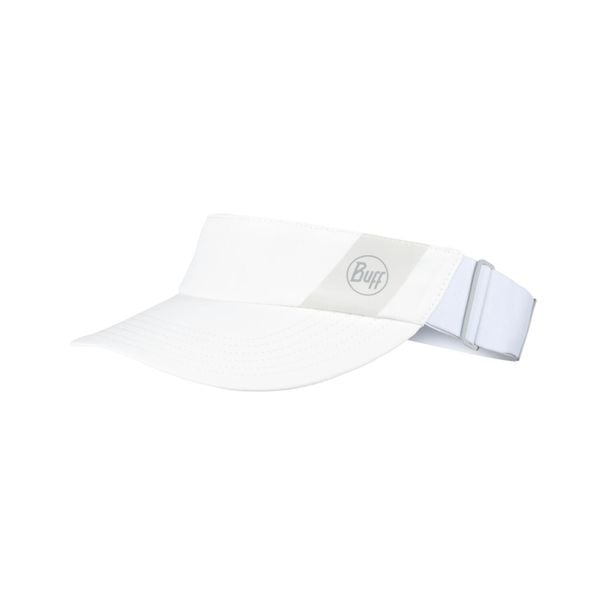 Czapka z daszkiem BUFF SPEED VISOR SOLID. Białe czapki z daszkiem Buff, bez wzorów, z poliesteru. Za 139.90 zł.