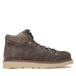 Trzewiki Jack&Jones. Czarne botki sznurowane Jack&Jones, bez wzorów, bez obcasa, bez zapięcia. Za 449.99 zł.