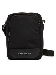 Tommy Hilfiger Saszetka Th Business Mini Reporter AM0AM13190 Czarny. Czarne saszetki i nerki Tommy Hilfiger, bez wzorów, z materiału. Za 179.99 zł.