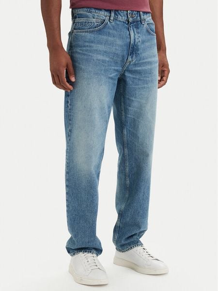 BOSS Jeansy Keyes-2 50566106 Niebieski Regular Fit. Niebieskie jeansy Boss, m. Za 699.99 zł.