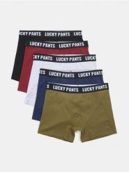 Bawełniane bokserki long 5 pack - wielobarwny. Bokserki Sinsay, l, bez wzorów, z bawełny. Za 55.99 zł.