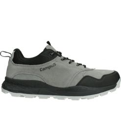 Buty Turystyczne Miejskie Męskie Campus Troi. Szare buty trekkingowe Campus, bez wzorów, bez zapięcia. Za 239.99 zł.