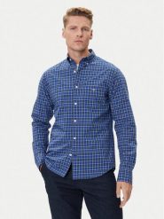 Gant Koszula 3250213 Niebieski Regular Fit. Niebieskie koszule GANT, m, bez wzorów, z bawełny, bez kołnierzyka, bez ramiączek. Za 419.99 zł.