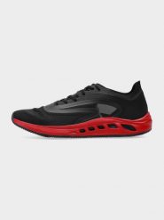 4F Buty treningowe GECKO LITE X z przewiewną cholewką męskie - szare 43. Czarne buty sportowe casual 4F, bez wzorów, z elastanu, na fitness i siłownię. W wyprzedaży za 199.99 zł.