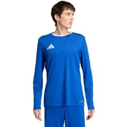 Koszulka męska adidas Entrada 26 Long Sleeve Jersey. Niebieskie bluzki z długim rękawem Adidas, m, bez wzorów, z jersey, bez kołnierzyka, bez ramiączek. Za 73.99 zł.