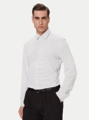 HUGO Koszula Kenno 50561158 Czarny Slim Fit. Czarne koszule Hugo, m, bez wzorów, z syntetyku, bez kołnierzyka, bez ramiączek. Za 449.99 zł.