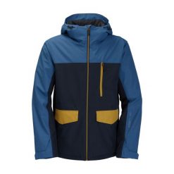 Kurtka snowboardowa męska Billabong Outsider. Niebieskie kurtki narciarskie i snowboardowe Billabong, m, bez wzorów, narciarskie. Za 429.99 zł.