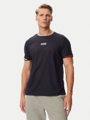 Beverly Hills Polo Club T-Shirt P-SS26M-TS0172 Granatowy Regular Fit. Niebieskie koszulki polo Beverly Hills Polo Club, m, bez wzorów, z syntetyku, bez kołnierzyka, bez ramiączek. Za 249.99 zł.