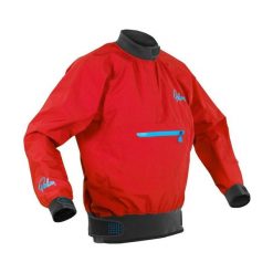 Kurtka kajakowa na wyprawy wodne unisex Palm Vector wodoodporna. Czerwone kurtki PALM, m, bez wzorów, z nylonu, bez kaptura. Za 549.00 zł.