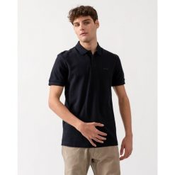 Polo BOSS Paddy BLU (50469055-411). Czarne koszulki polo HUGO BOSS, m, bez wzorów, bez kołnierzyka, bez ramiączek. Za 309.00 zł.
