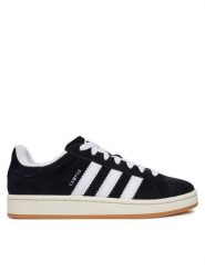 Adidas Sneakersy Campus 00s HQ8708 Czarny. Czarne buty sportowe casual Adidas, bez wzorów, ze skóry, bez zapięcia. Za 409.99 zł.