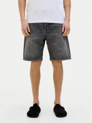 Jack&Jones Szorty jeansowe 12269533 Czarny Loose Fit. Czarne szorty Jack&Jones, m, bez wzorów, z bawełny. Za 149.99 zł.