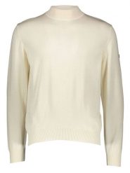 Maerz Muenchen Wełniany sweter w kolorze kremowym rozmiar: 56. Brązowe swetry nierozpinane Maerz Muenchen, bez wzorów, z wełny, bez kołnierzyka, bez ramiączek. Za 260.99 zł.