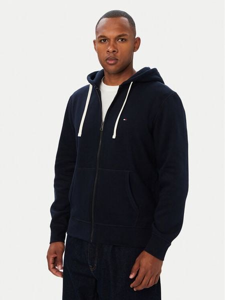 Tommy Hilfiger Bluza Essential MW0MW44931 Granatowy Regular Fit. Niebieskie bluzy Tommy Hilfiger, m, bez wzorów, z syntetyku, bez kaptura. Za 529.99 zł.