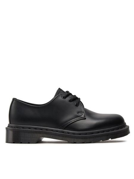 Dr. Martens Półbuty 1461 Mono 14345001 Czarny. Czarne eleganckie półbuty Dr. Martens, bez wzorów, ze skóry, bez obcasa, bez zapięcia. Za 719.99 zł.