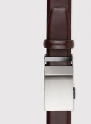 PAKO LORENTE – Brązowy pasek męski z automatyczną klamrą. Brązowe paski Pako Lorente, bez wzorów, ze skóry, eleganckie. Za 149.99 zł.