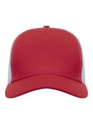 Clique Trucker Cap czapka 5-panelowa z bawełnianego twillu – Red/White. Czerwone czapki z daszkiem CLIQUE, bez wzorów, z bawełny. Za 77.77 zł.